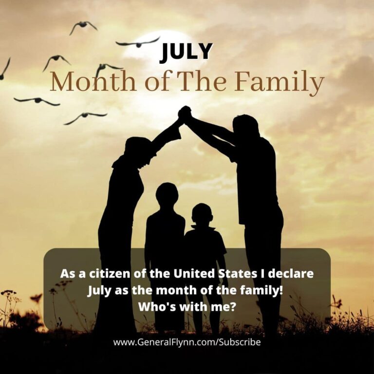 July Month Of Family